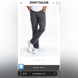 Swet Tailor Men's Gray All In Pants